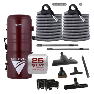 Odkurzacz Centralny CycloVac GS125 + Zestaw Magnum Max