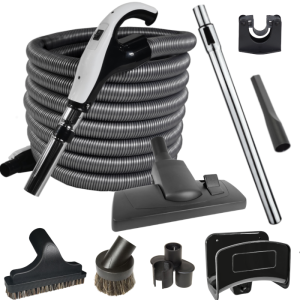 ZESTAW SPRZĄTAJĄCY WĄŻ 9M RURA SZCZOTKA DO SPRZĄTANIA ODKURZACZ CENTRALNY 