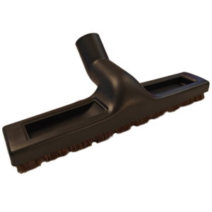 Szczotka Dustoff z naturalnym włosiem do podłóg z kółeczkami 30cm, czarna