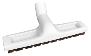 Szczotka Dustoff z naturalnym włosiem do podłóg z kółeczkami 30cm, biała