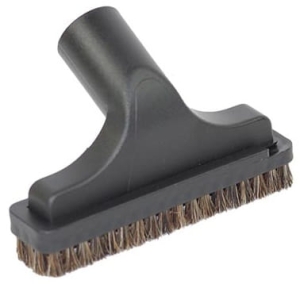 Szczotka Dustoff z naturalnym zdejmowanym włosiem do tapicerki i podłóg 15cm, czarna