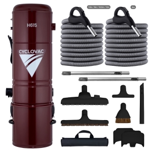 Odkurzacz Centralny CycloVac H615 + Zestaw ERGO MAX