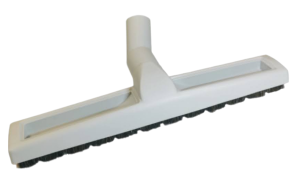 Szczotka Borysowsk z naturalnym włosiem do podłóg z kółeczkami 35cm, biała