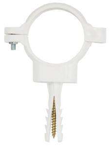 Uchwyt rury z śrubą i kołkiem Vaculine do odkurzacza centralnego