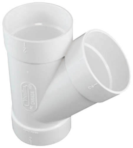 trójnik 45Y PCV do instalacji odkurzacza centralnego.png